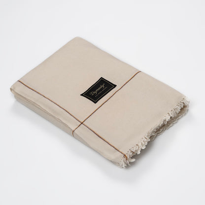 Elegant Wool Shawl l Off White