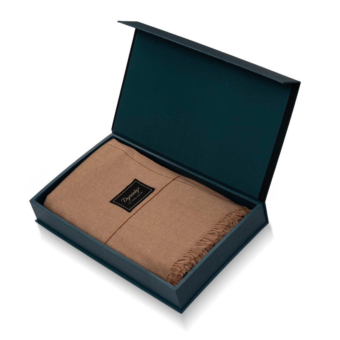 Elegant Wool Shawl l Wheat