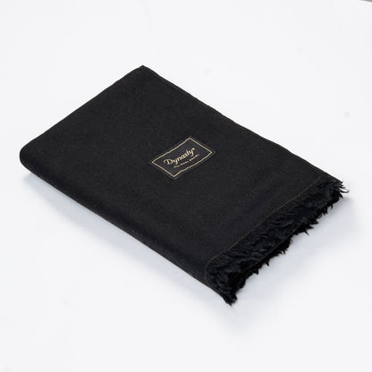 Lux Wool Shawl l Black
