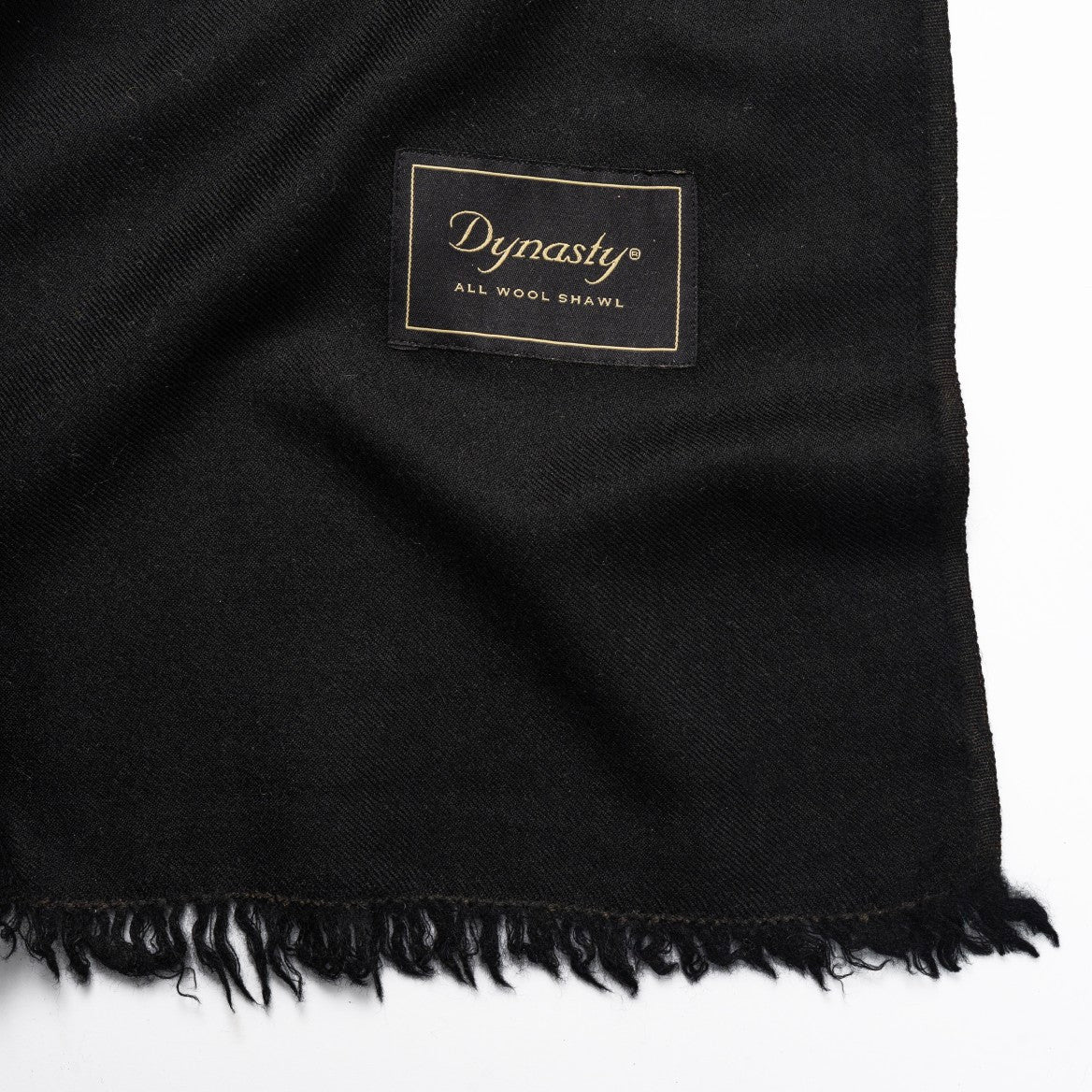 Lux Wool Shawl l Black