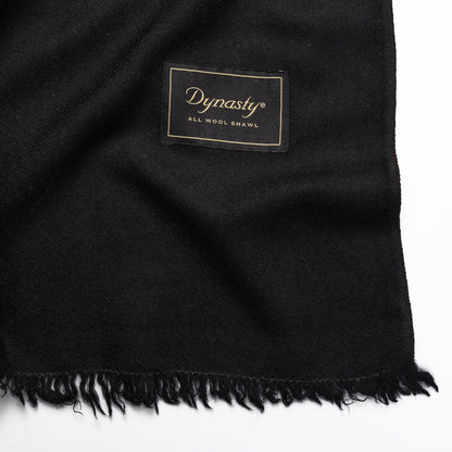 Lux Wool Shawl l Black