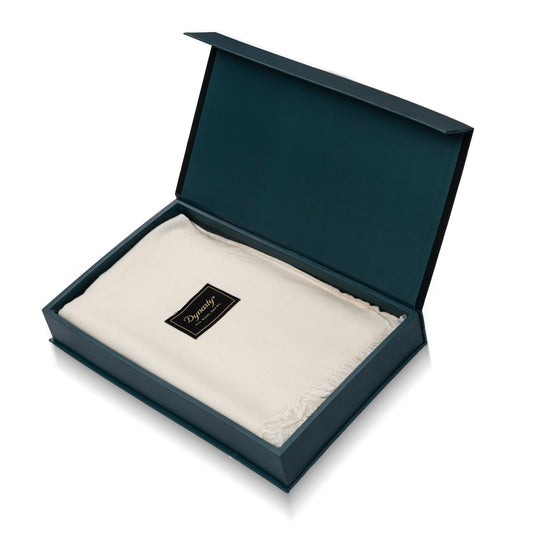 Lux Wool Shawl l Off White