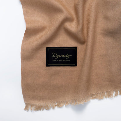 Lux Wool Shawl l Wheat
