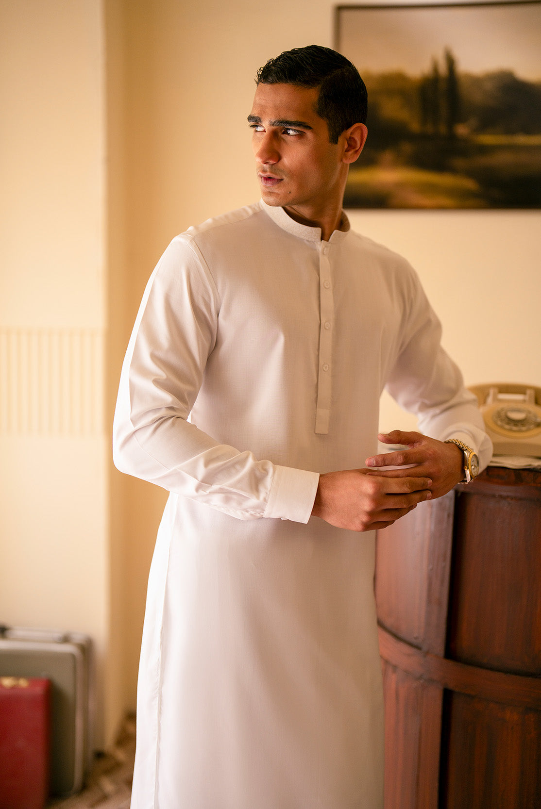 Embroidered Wash & Wear