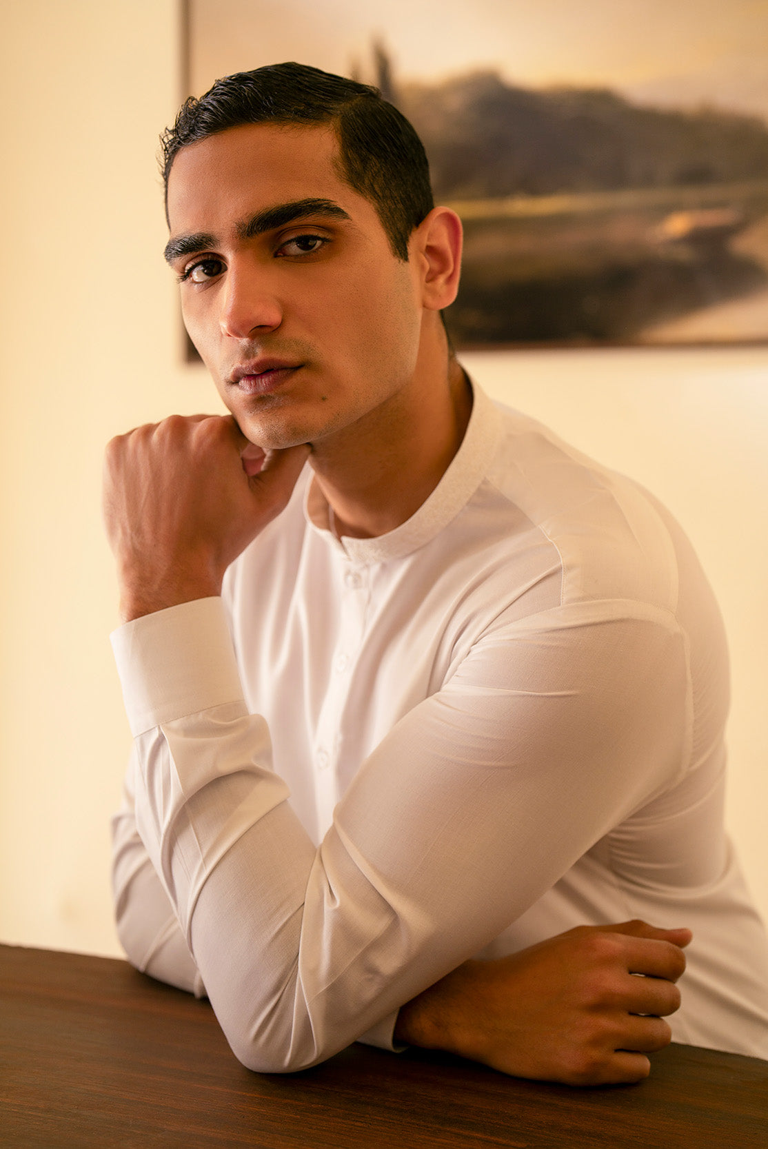 Embroidered Wash & Wear