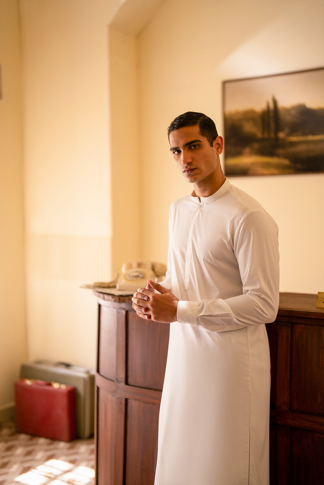 Embroidered Wash & Wear