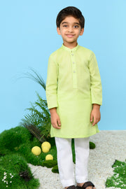 Textured Cotton Kurta