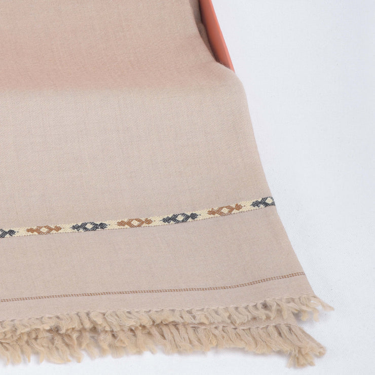 Lux Wool Shawl | Sand