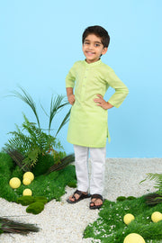 Textured Cotton Kurta