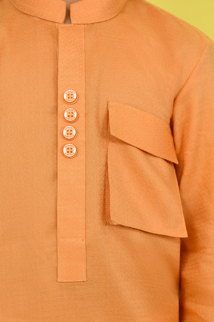 Textured Cotton Kurta