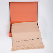 Lux Wool Shawl | Light Peach
