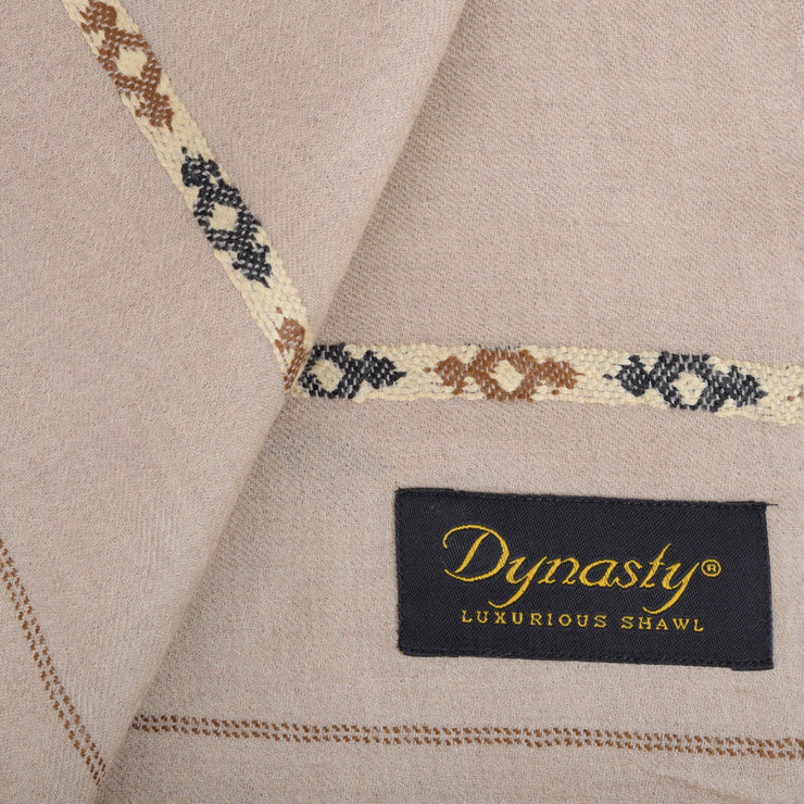 Lux Wool Shawl | Sand