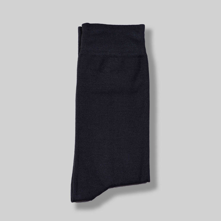 Faded Denim Mercerized Socks