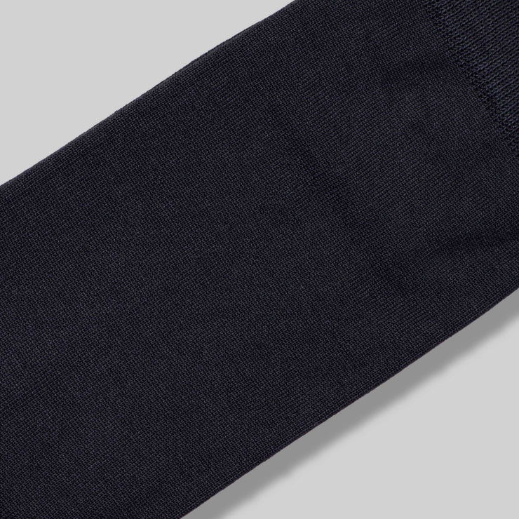 Faded Denim Mercerized Socks