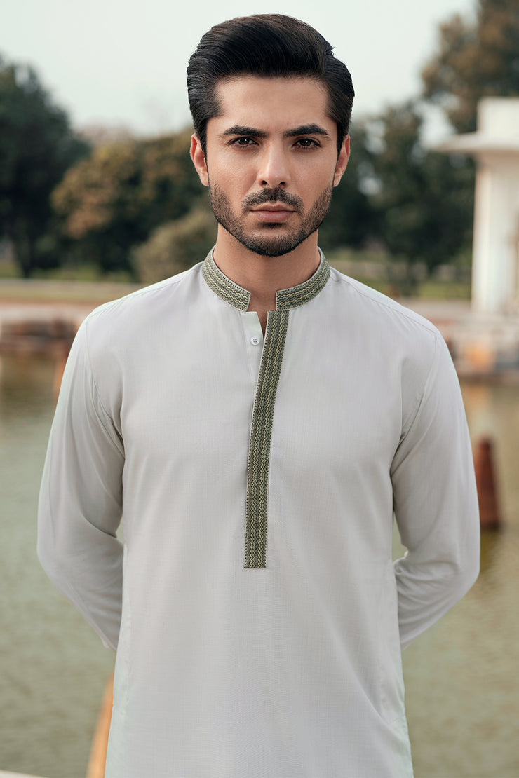 Embroidered Wash & Wear