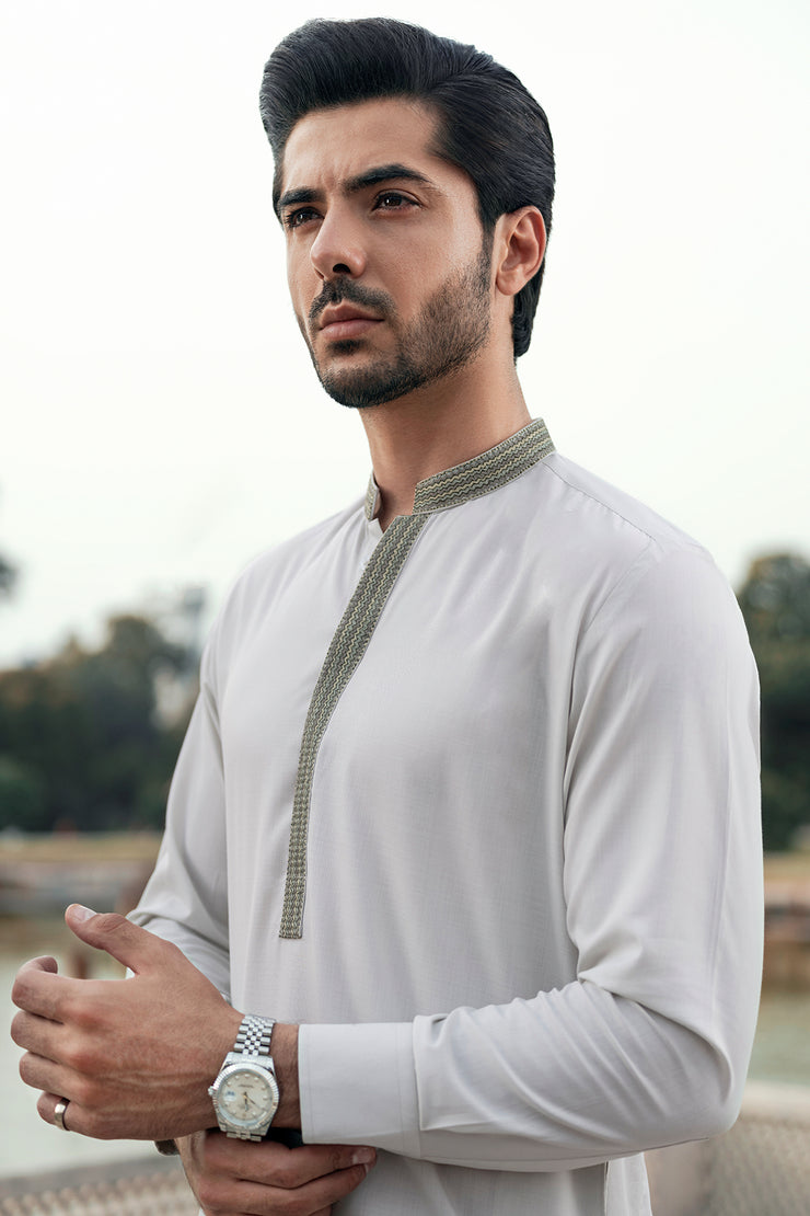Embroidered Wash & Wear